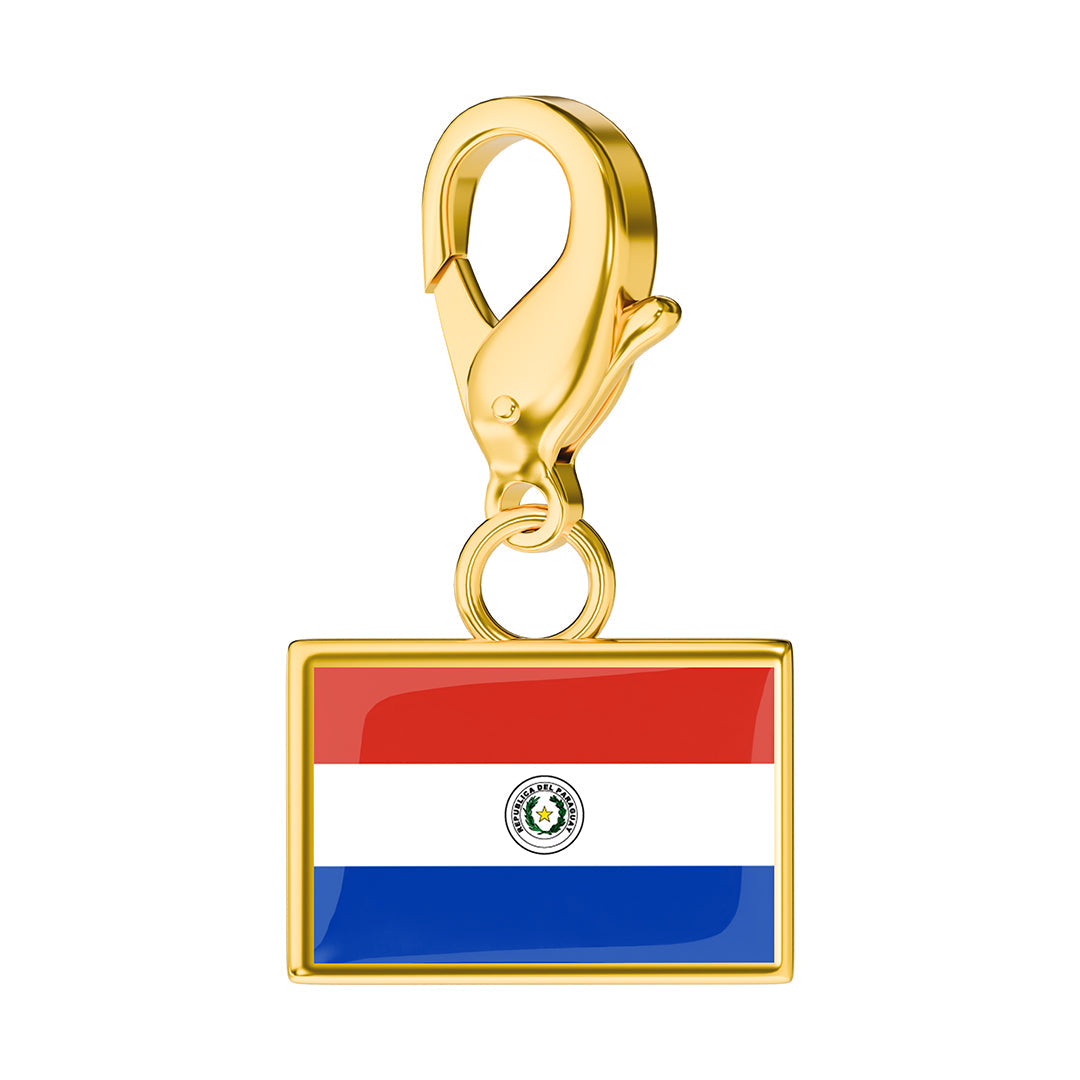 Flag & Map Charms Set