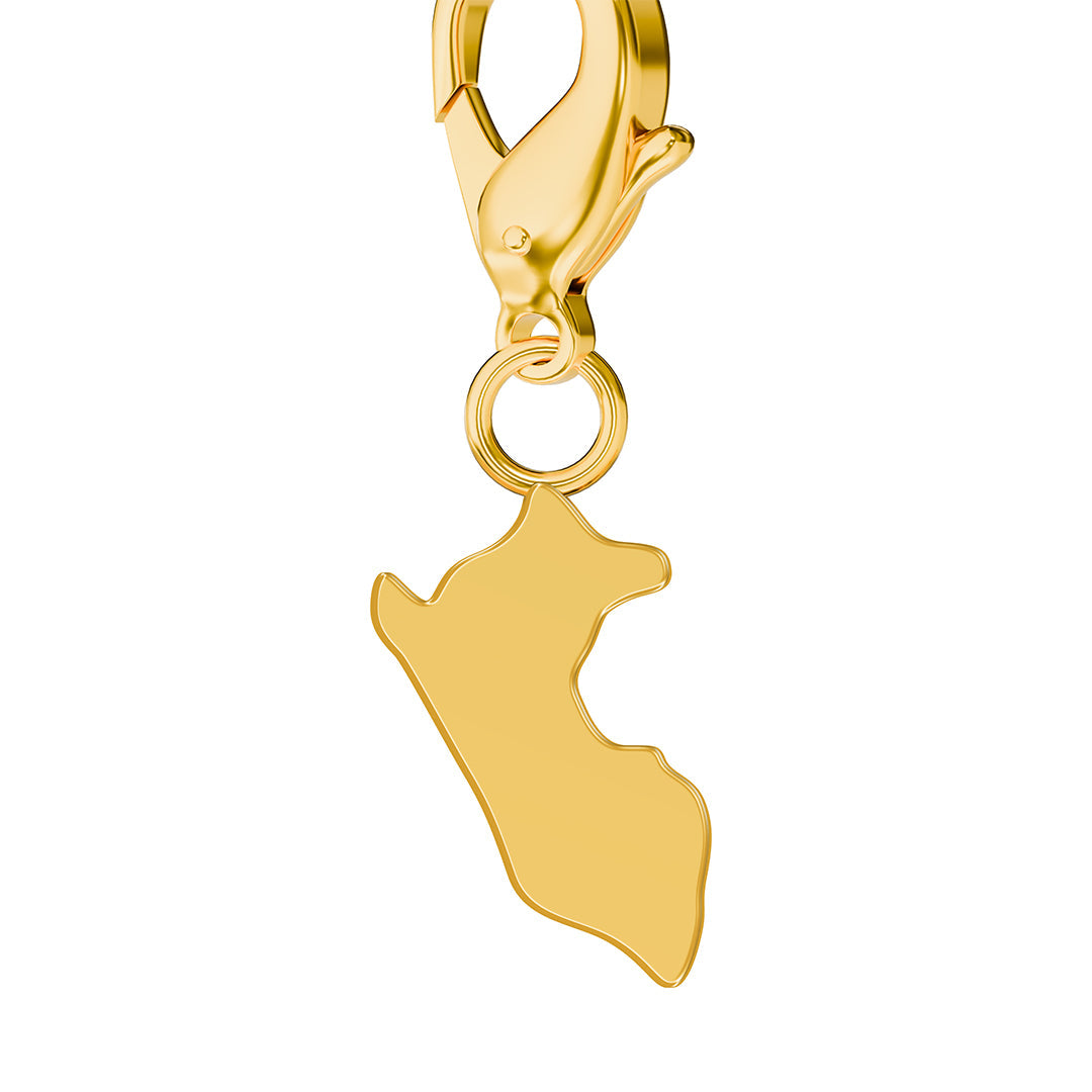 Flag & Map Charms Set