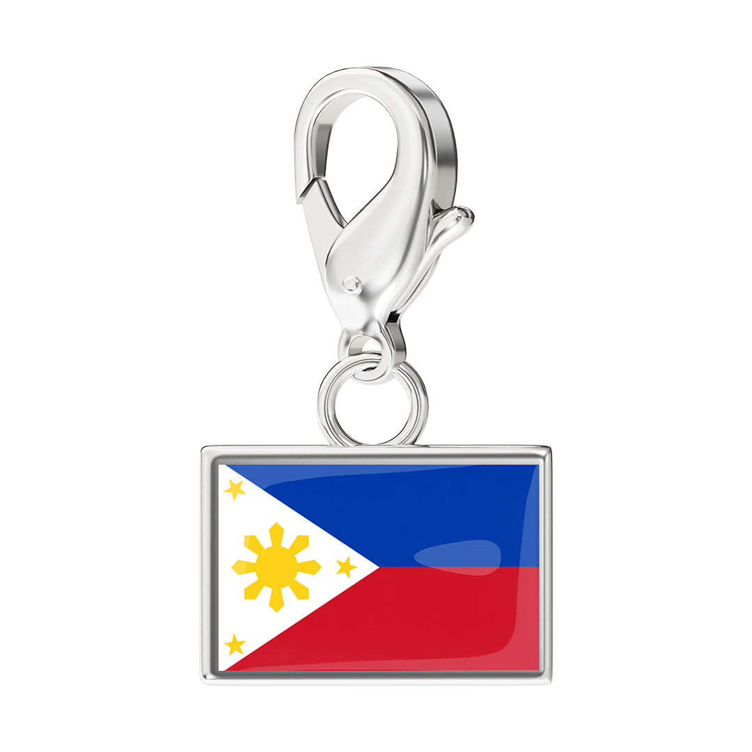 Flag & Map Charms Set