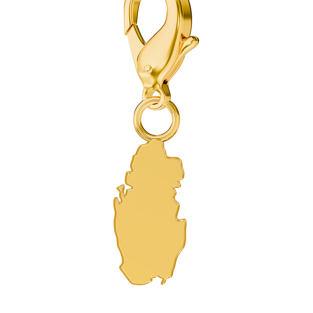 Flag & Map Charms Set