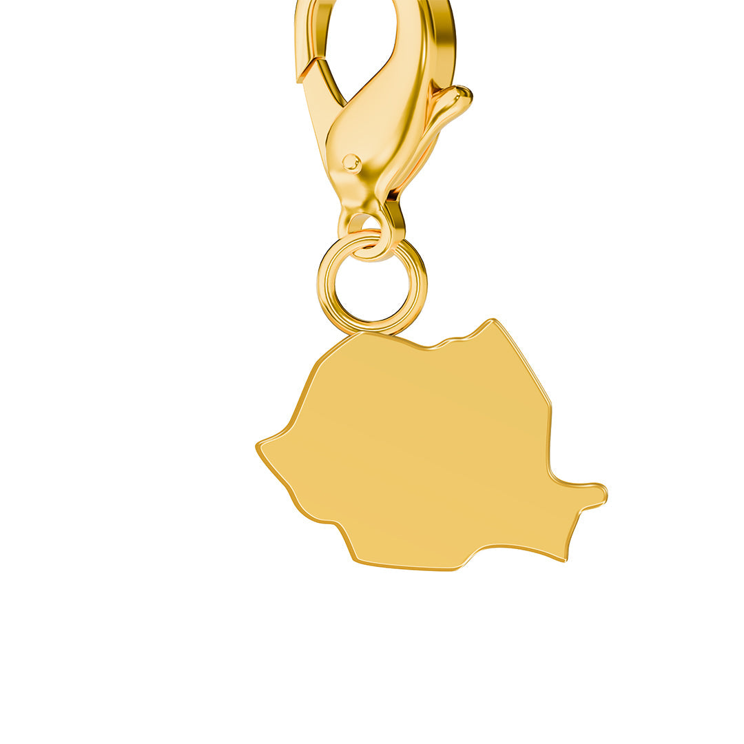 Flag & Map Charms Set