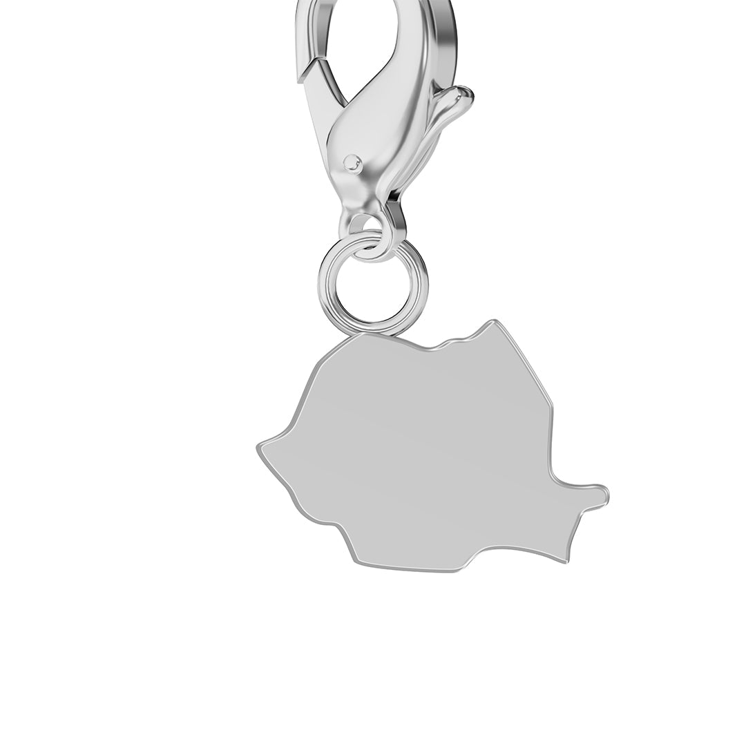 Flag & Map Charms Set