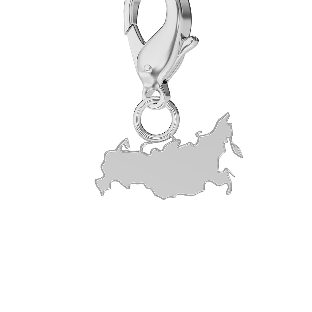Flag & Map Charms Set