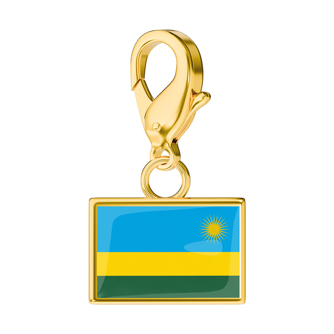 Flag & Map Charms Set