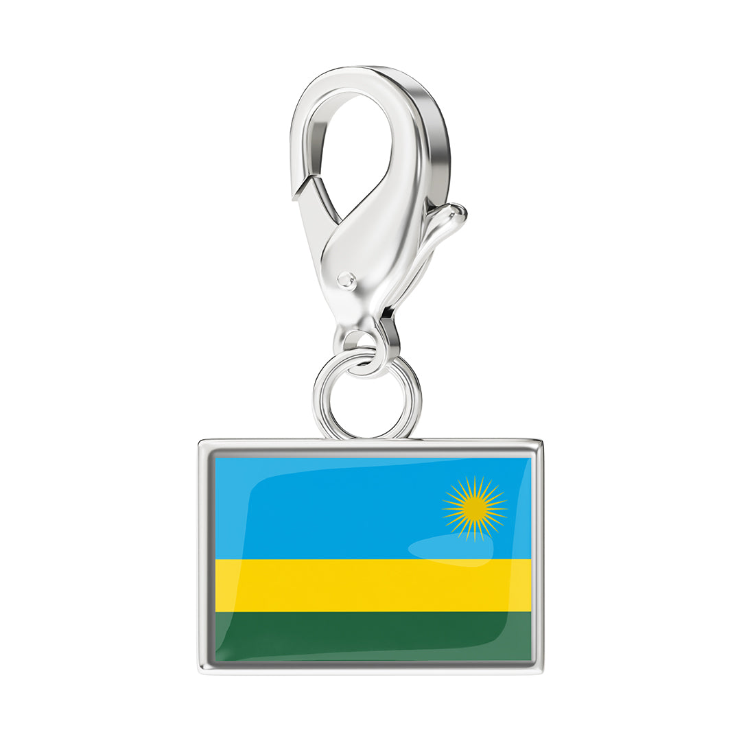 Flag & Map Charms Set