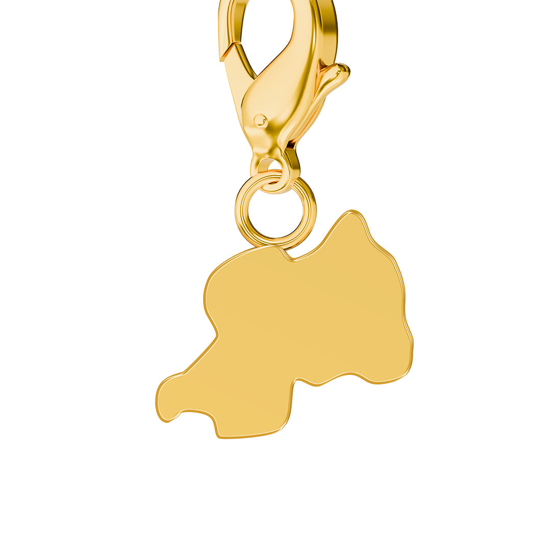 Flag & Map Charms Set