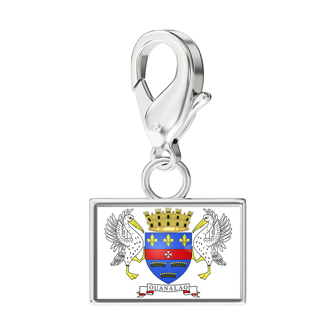 Flag & Map Charms Set