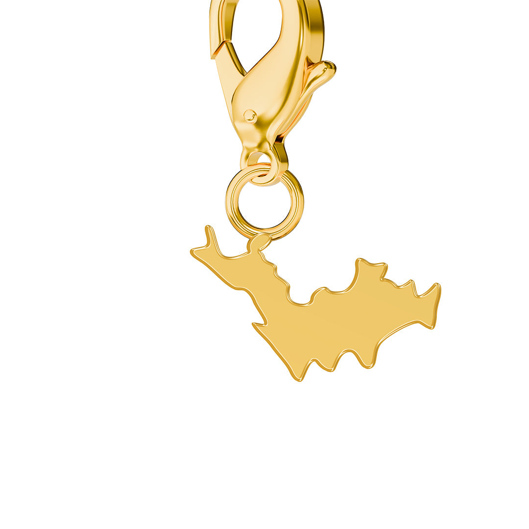 Flag & Map Charms Set