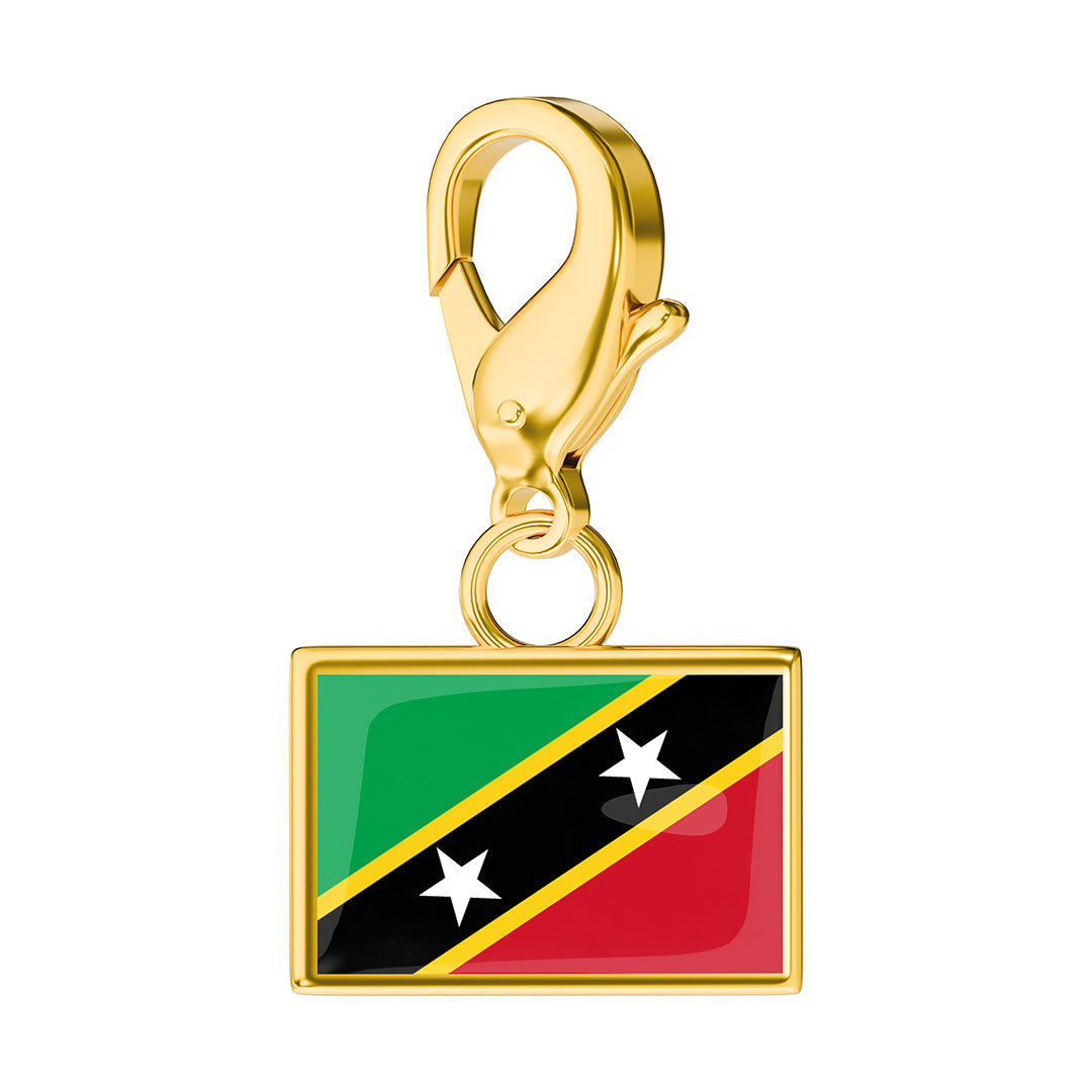 Flag & Map Charms Set