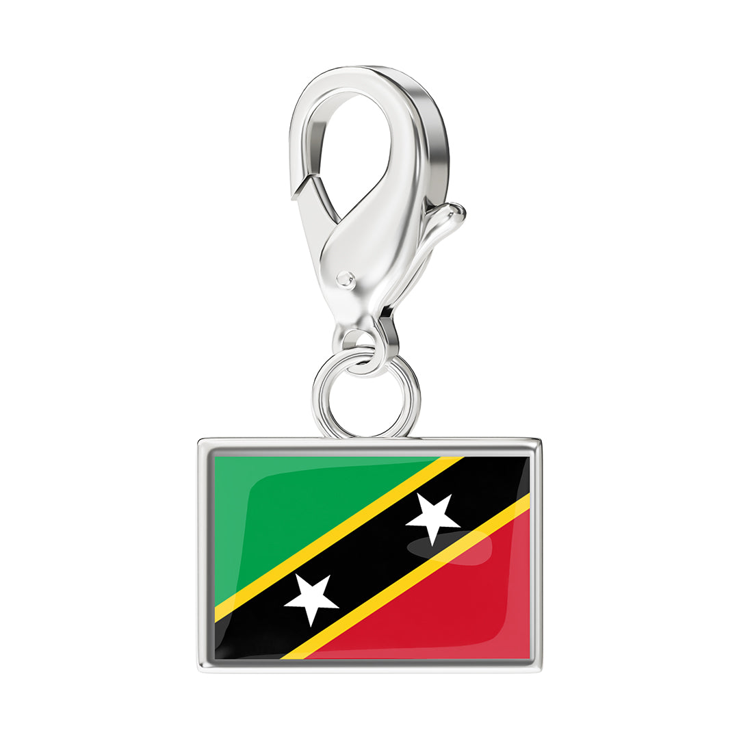 Flag & Map Charms Set