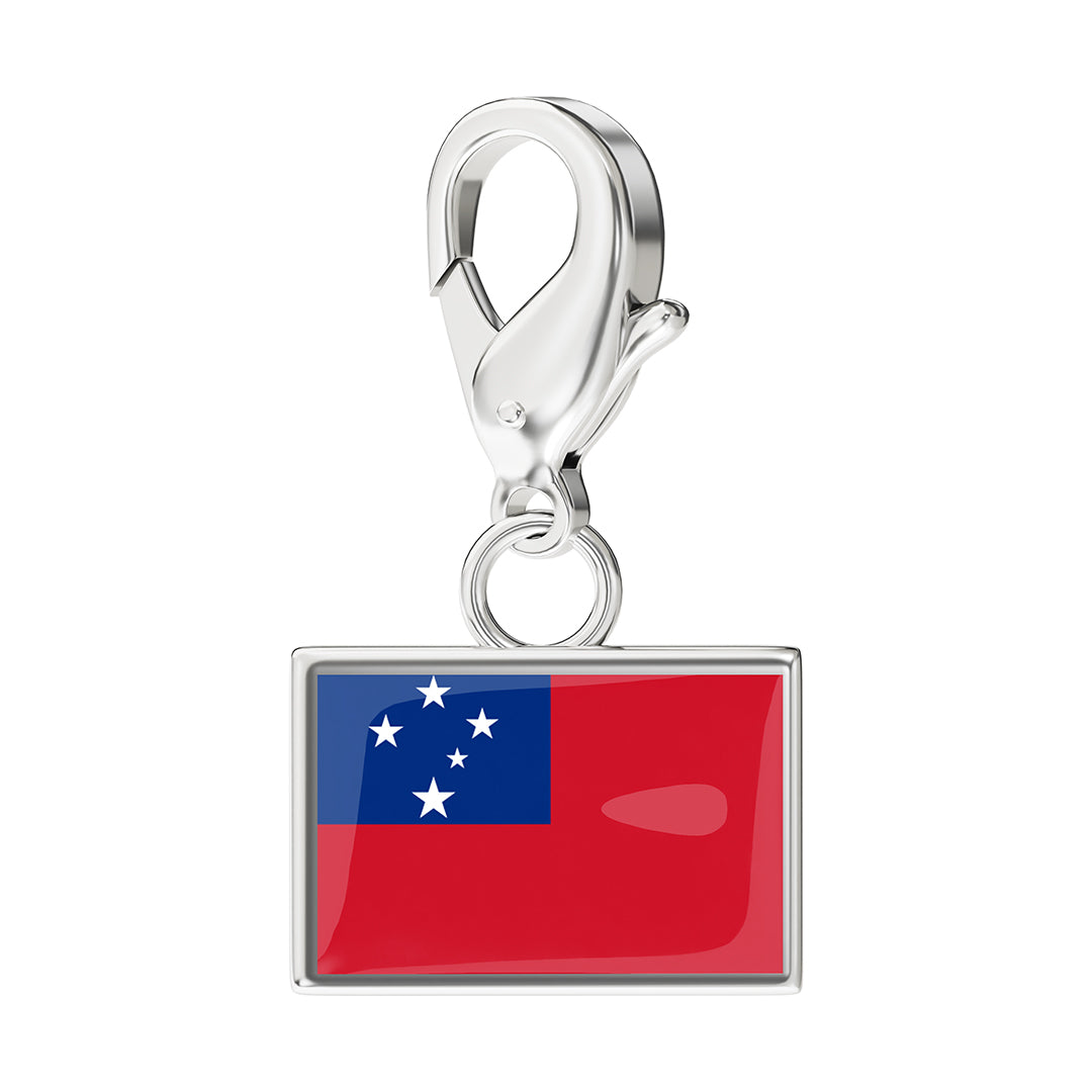 Flag & Map Charms Set