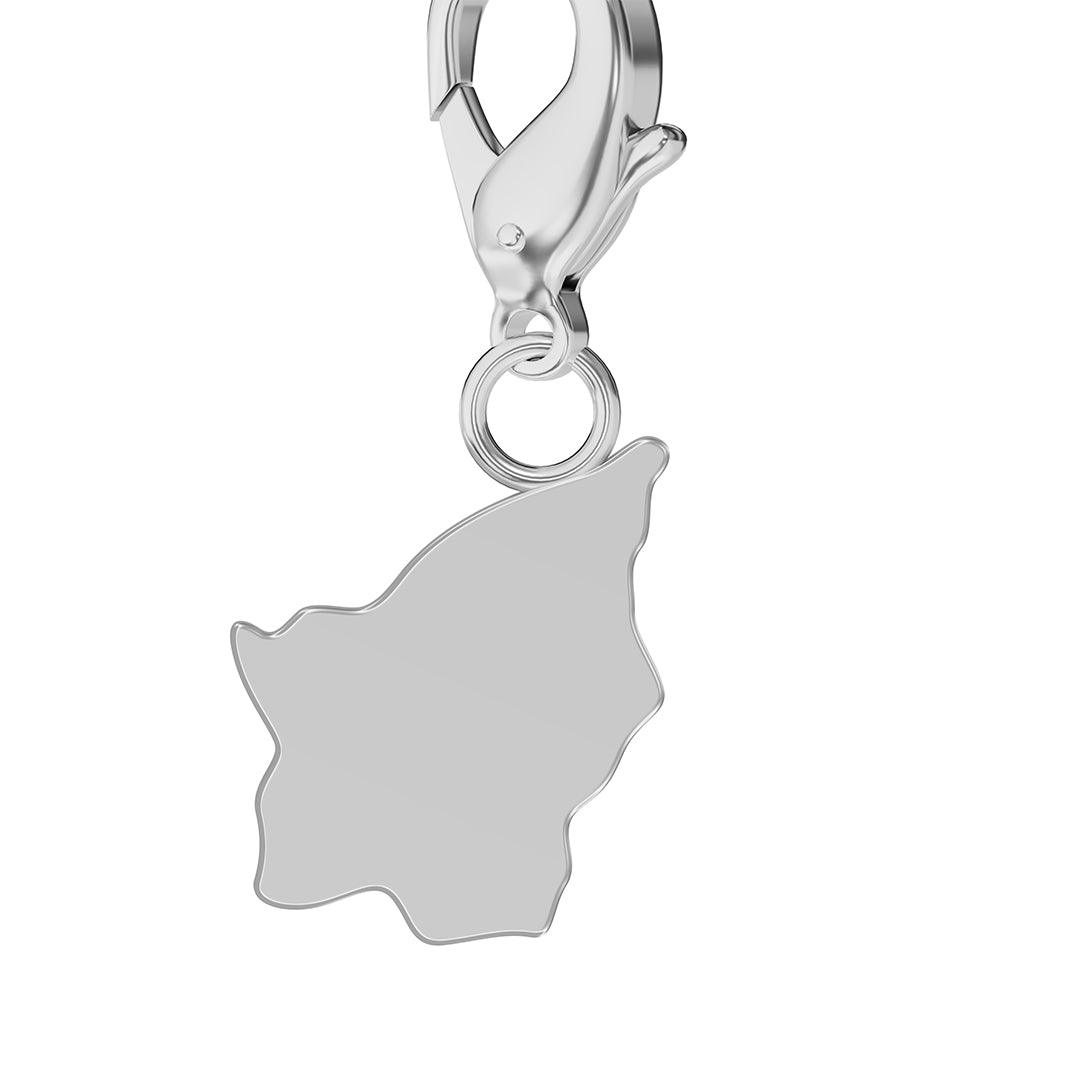 Flag & Map Charms Set