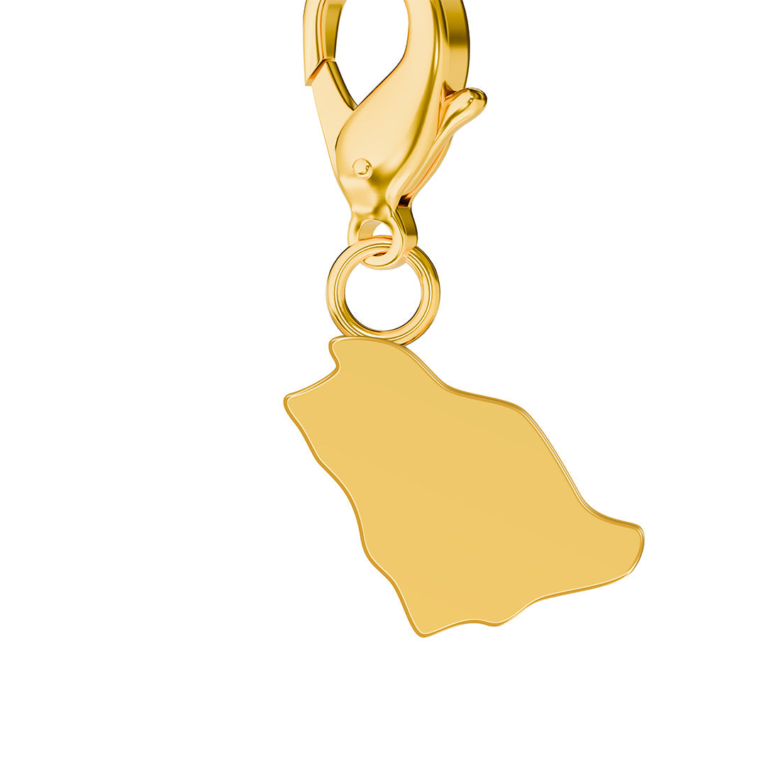 Flag & Map Charms Set