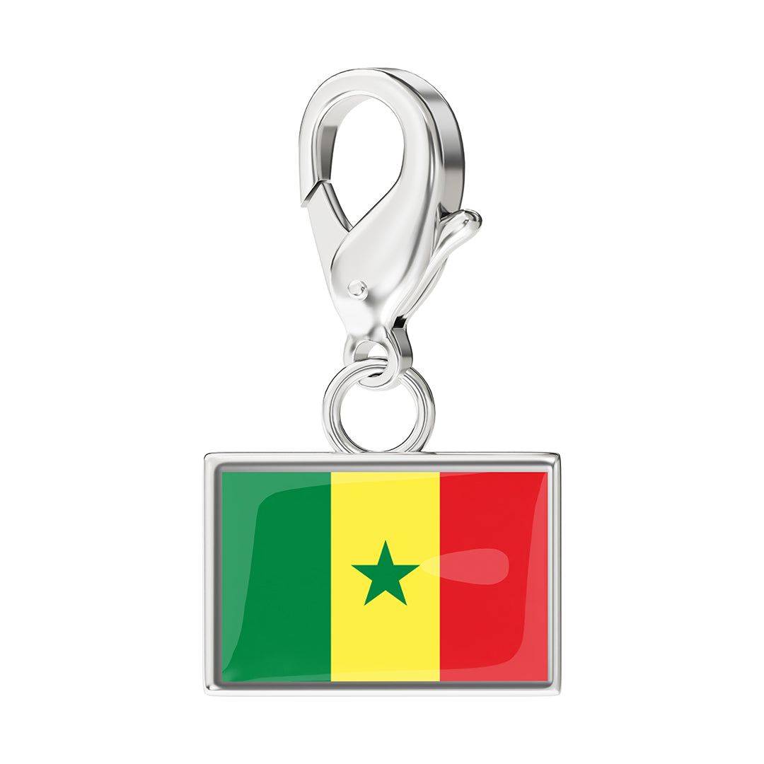 Flag & Map Charms Set