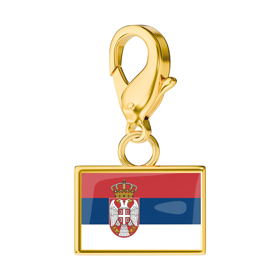 Flag & Map Charms Set