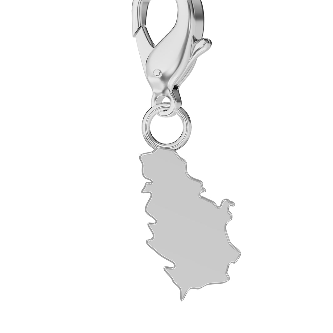 Flag & Map Charms Set