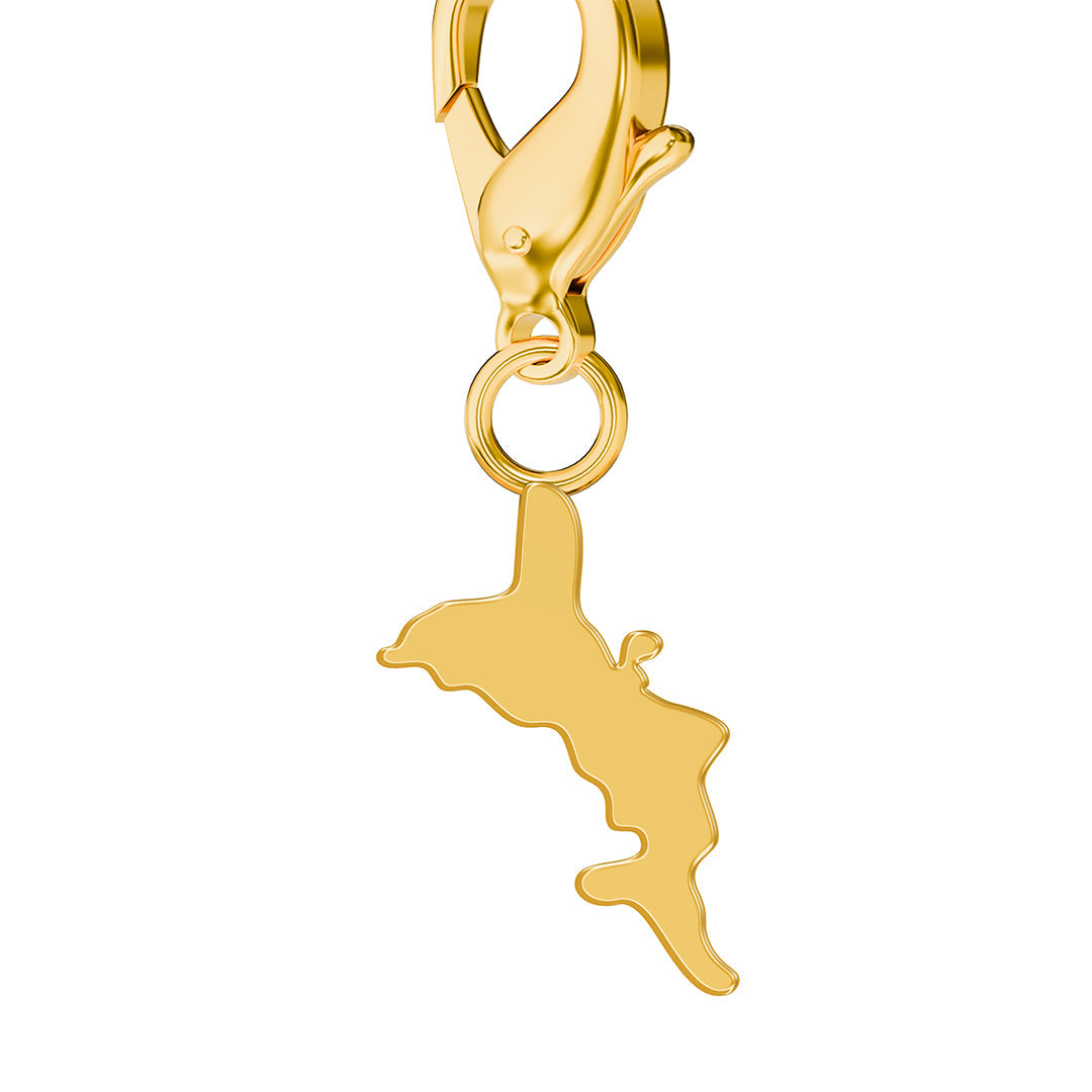 Flag & Map Charms Set