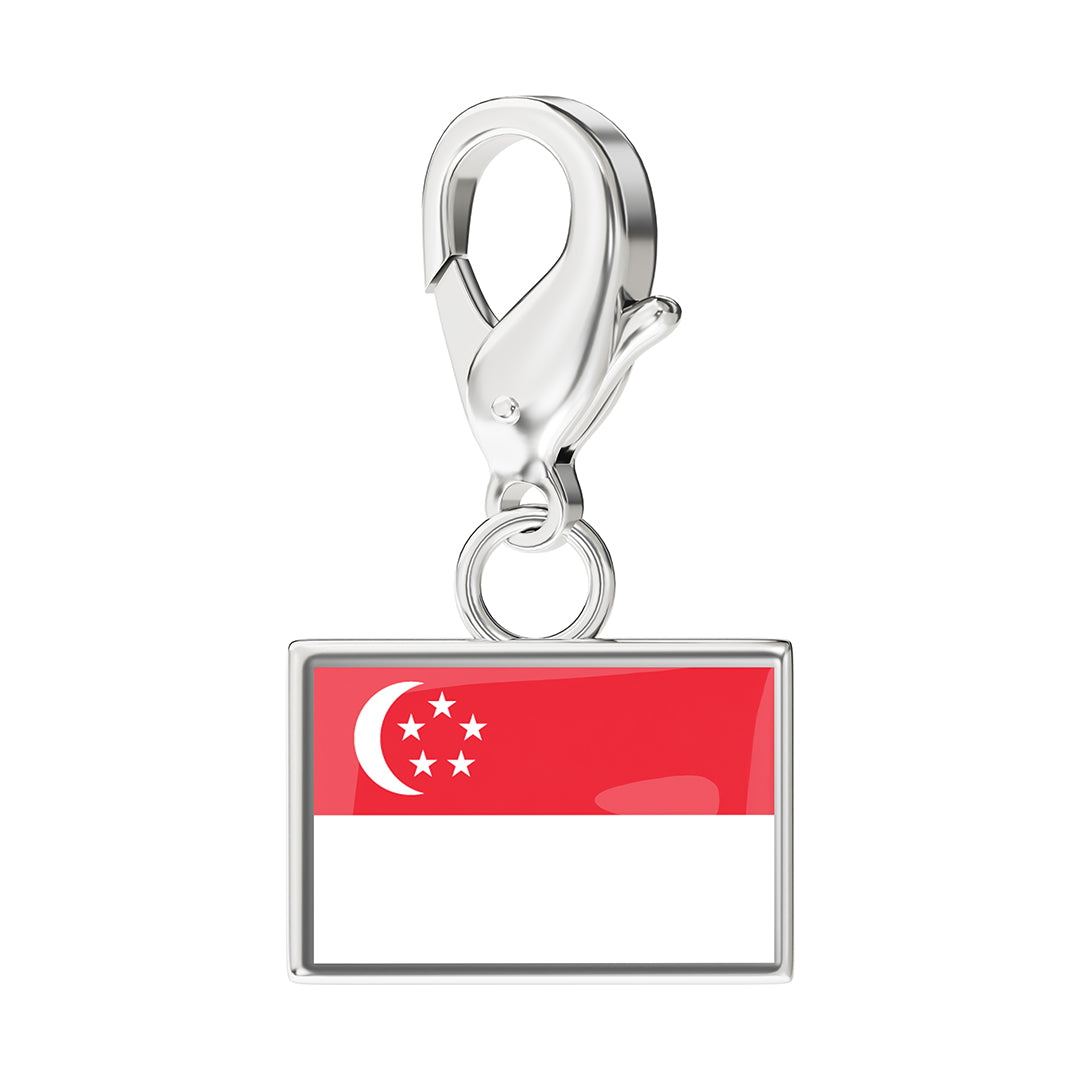 Flag & Map Charms Set