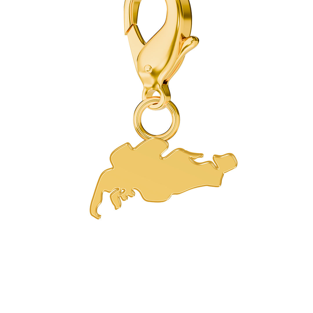 Flag & Map Charms Set