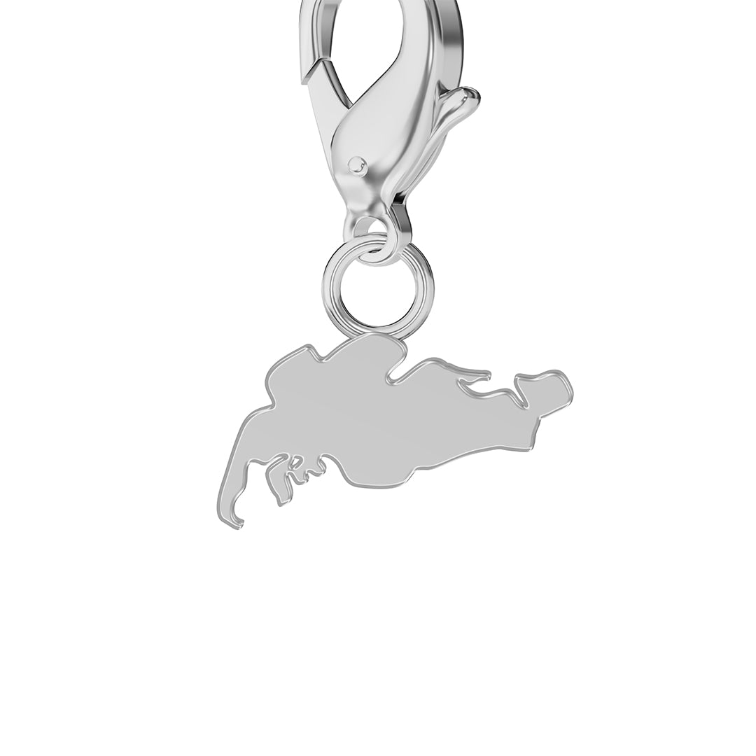 Flag & Map Charms Set