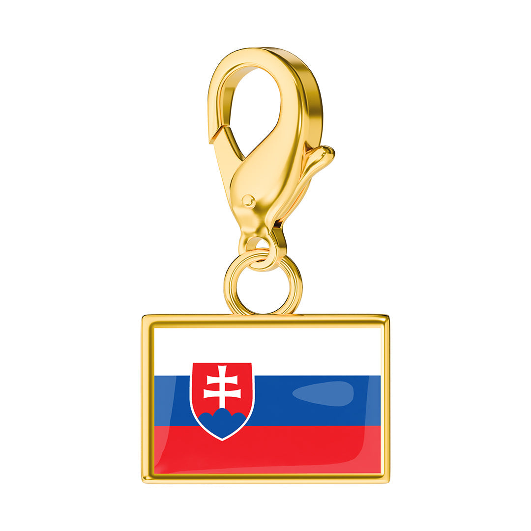 Flag & Map Charms Set