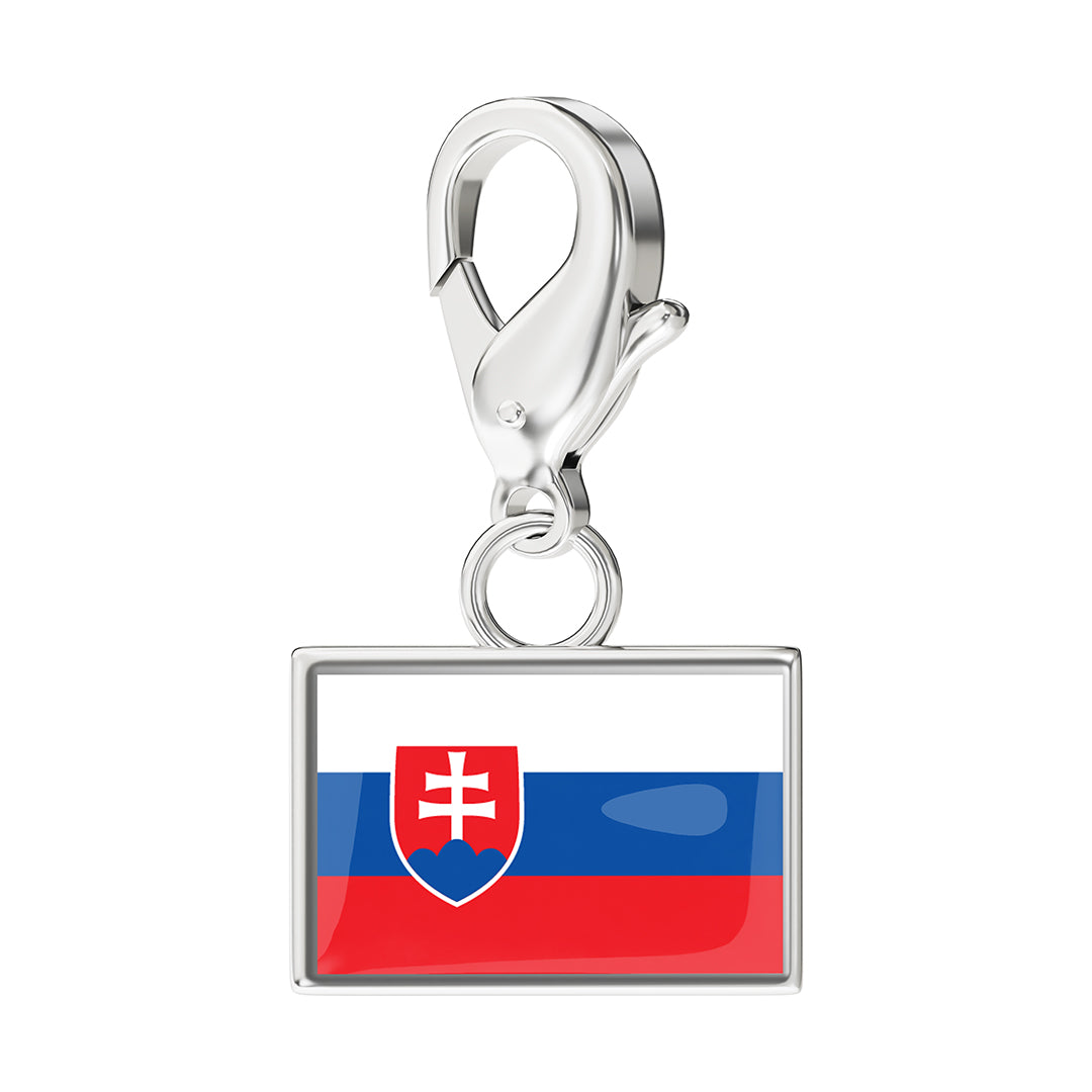 Flag & Map Charms Set