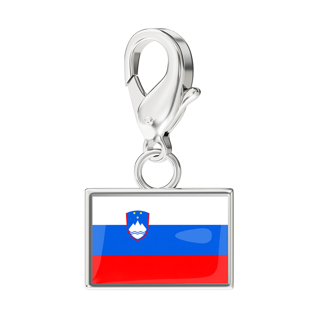 Flag & Map Charms Set