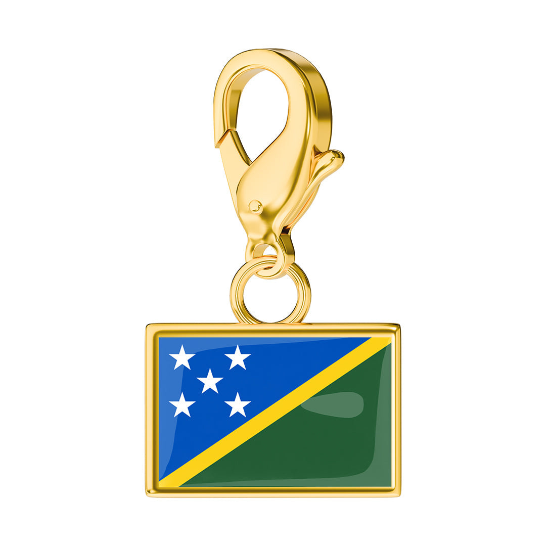 Flag & Map Charms Set