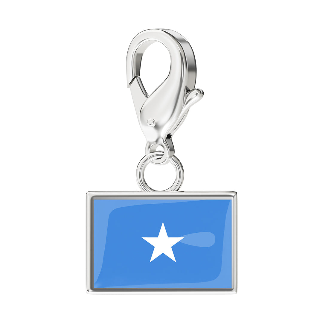 Flag & Map Charms Set
