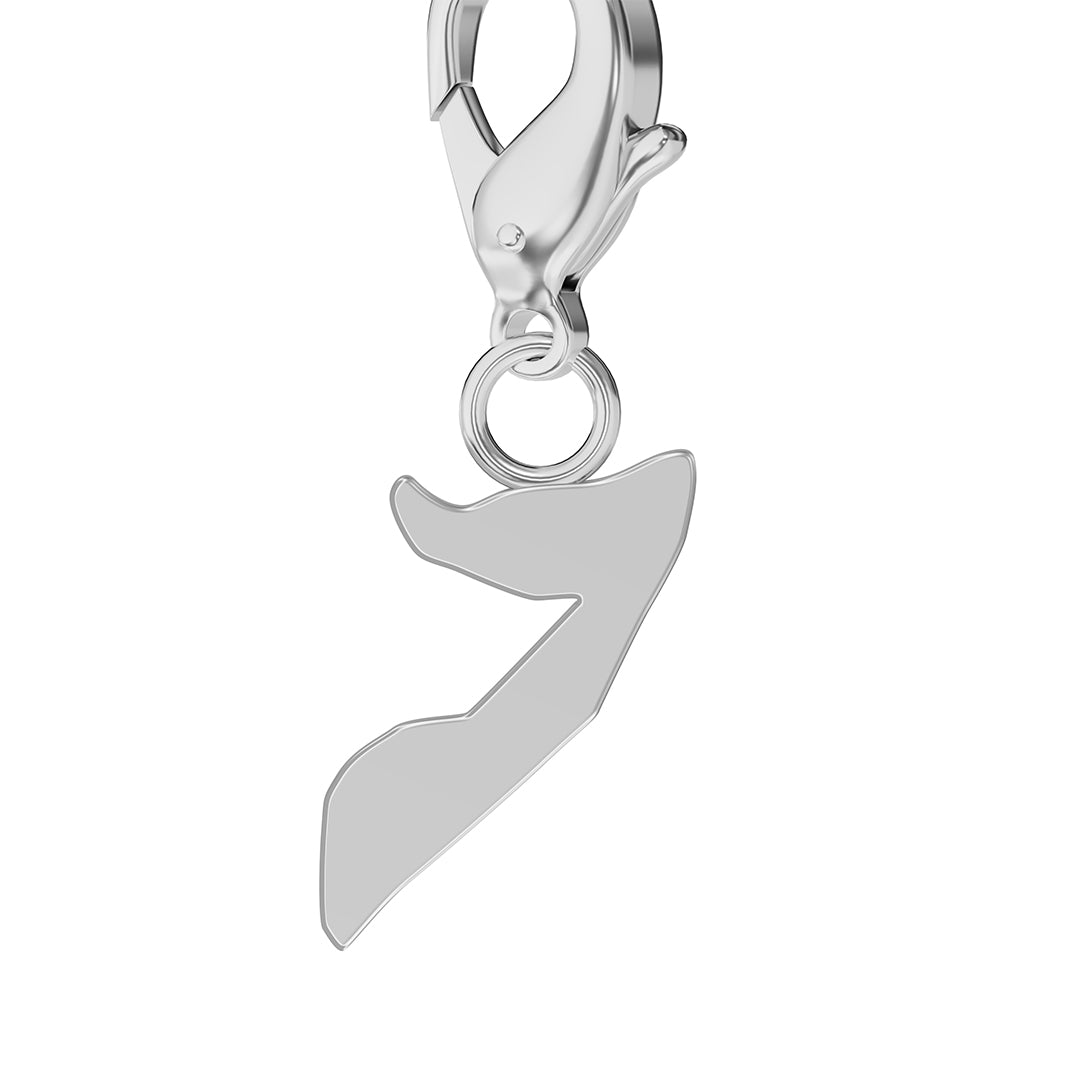 Flag & Map Charms Set