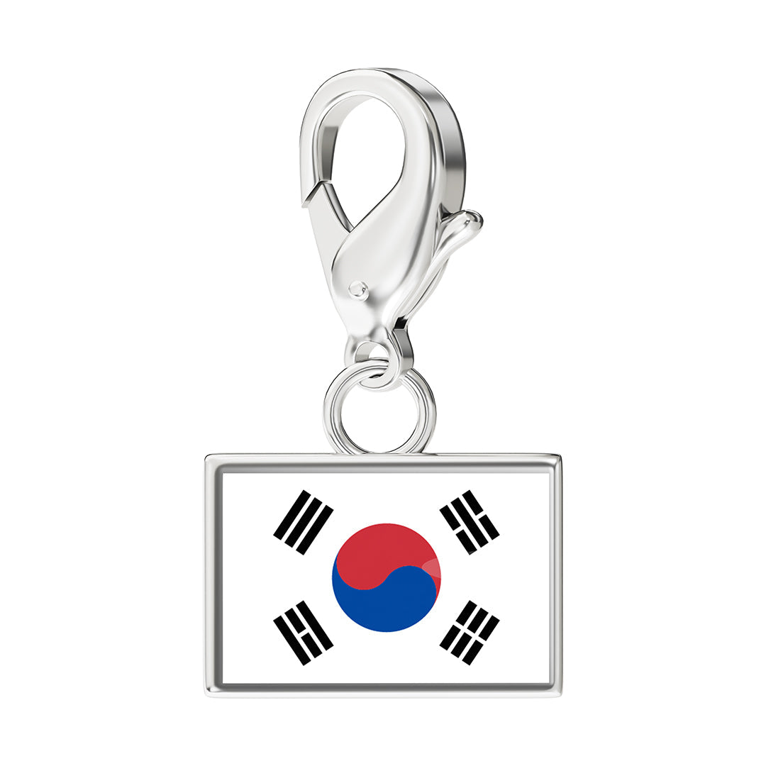 Flag & Map Charms Set