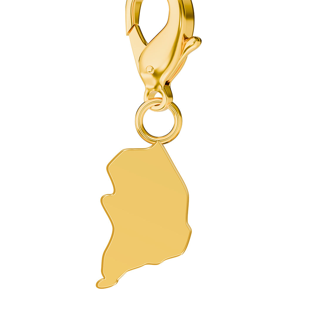 Flag & Map Charms Set