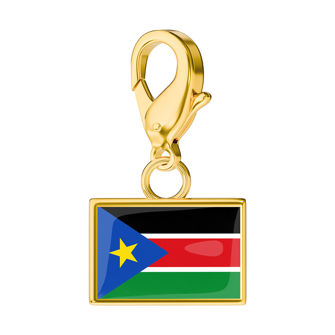 Flag & Map Charms Set