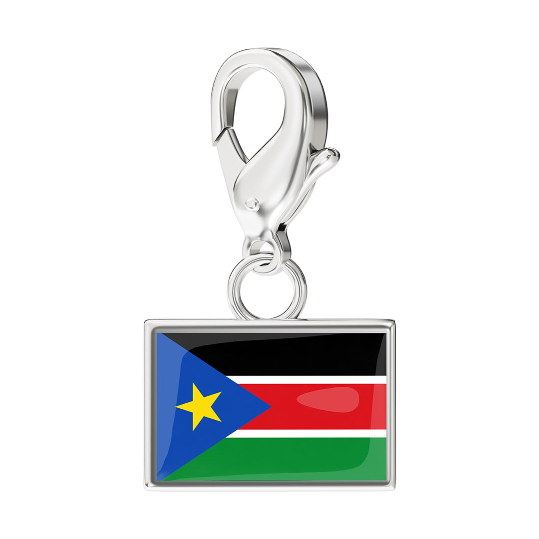 Flag & Map Charms Set