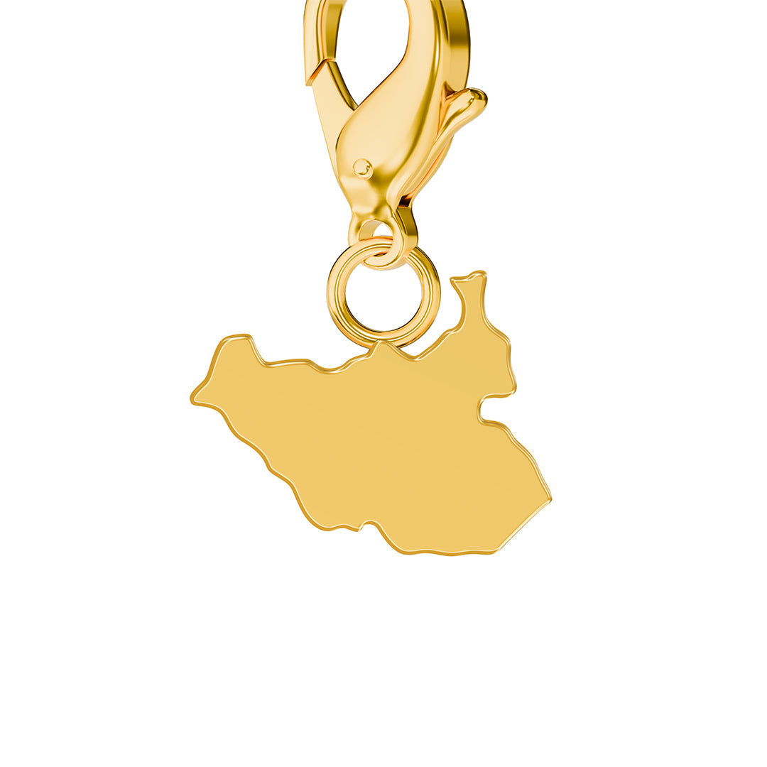 Flag & Map Charms Set