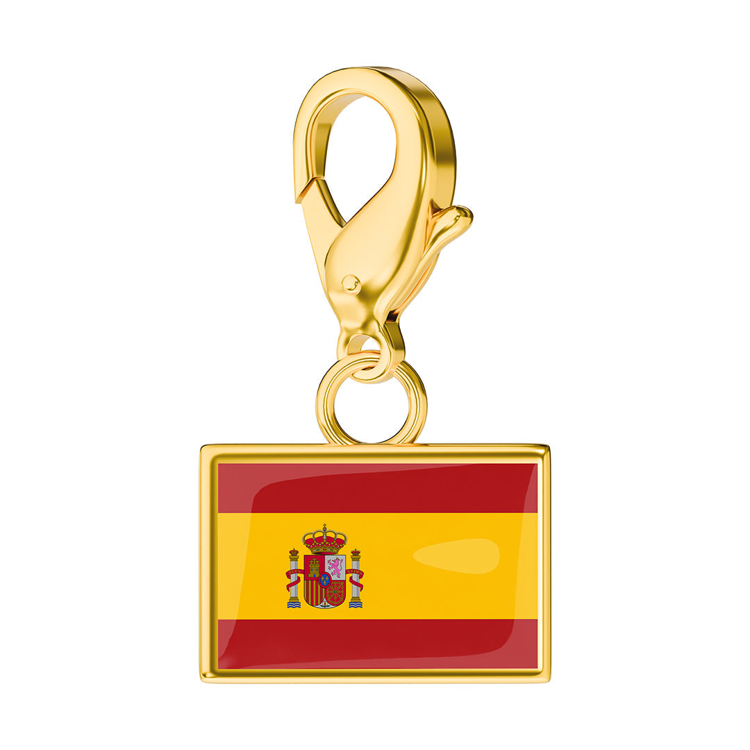 Flag & Map Charms Set