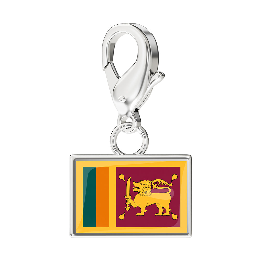 Flag & Map Charms Set