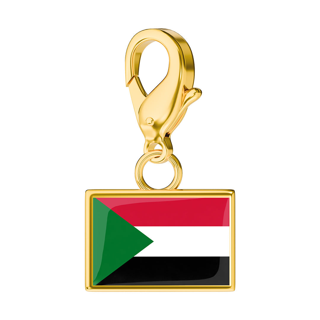 Flag & Map Charms Set