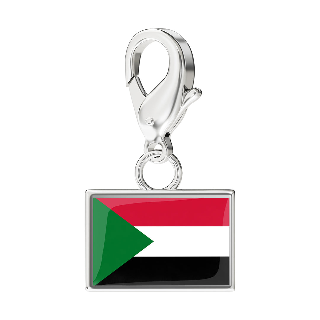 Flag & Map Charms Set