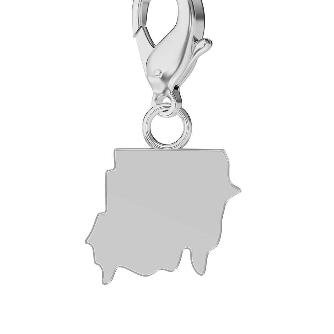 Flag & Map Charms Set