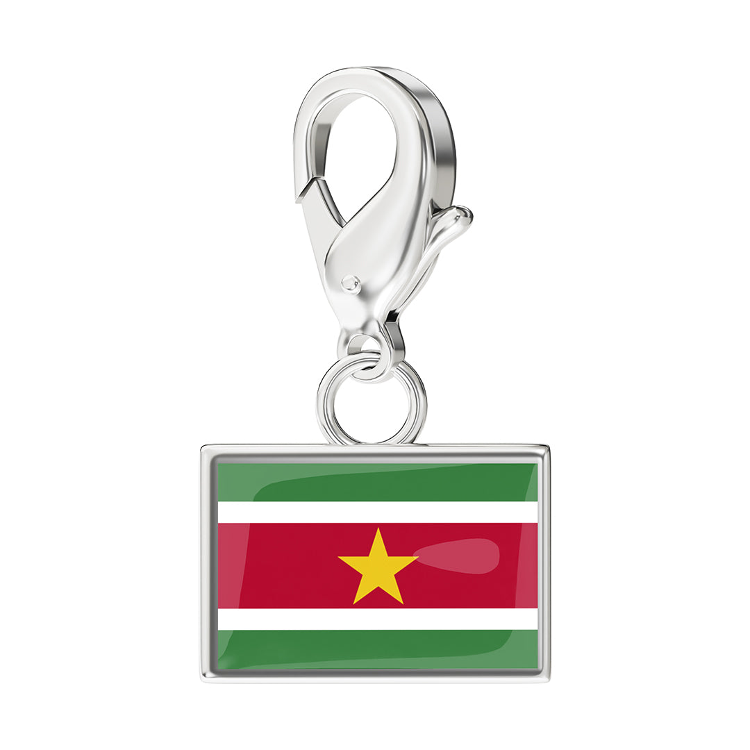 Flag & Map Charms Set