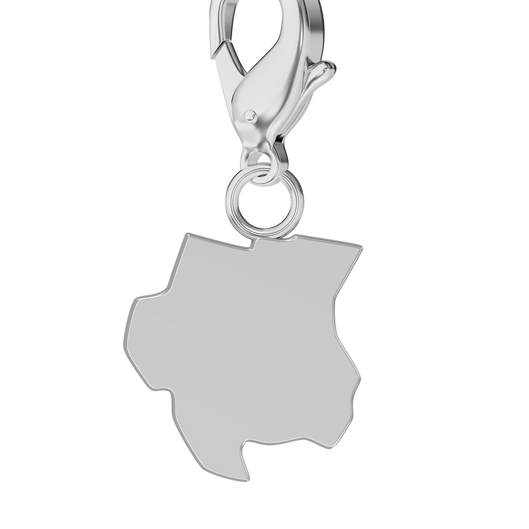 Flag & Map Charms Set