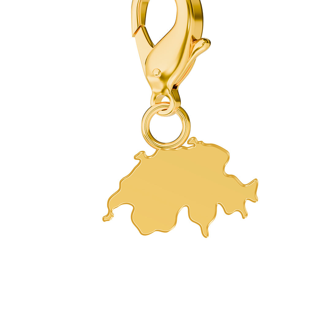 Flag & Map Charms Set