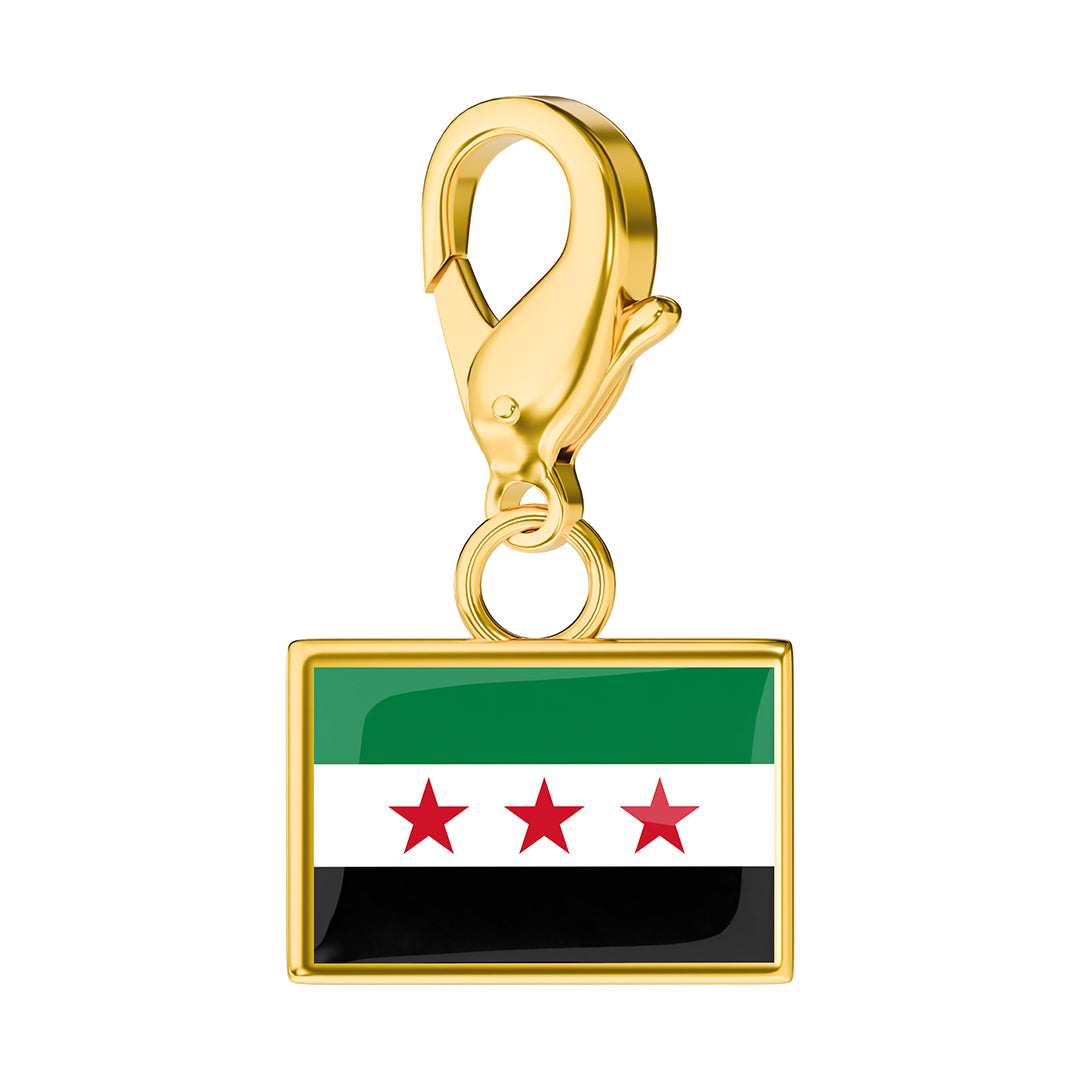 Flag & Map Charms Set