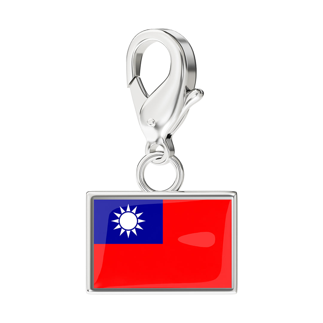 Flag & Map Charms Set