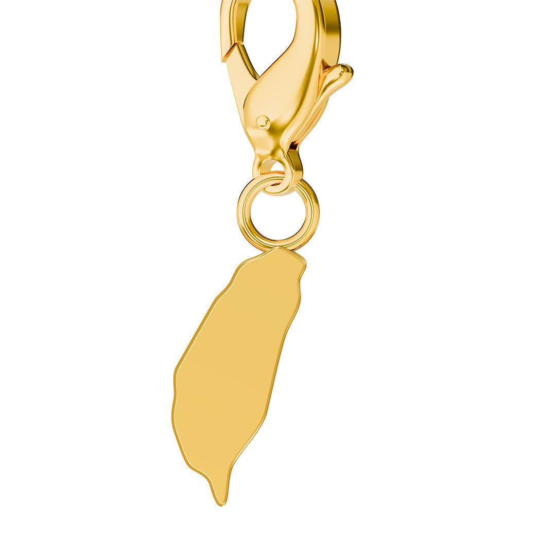 Flag & Map Charms Set