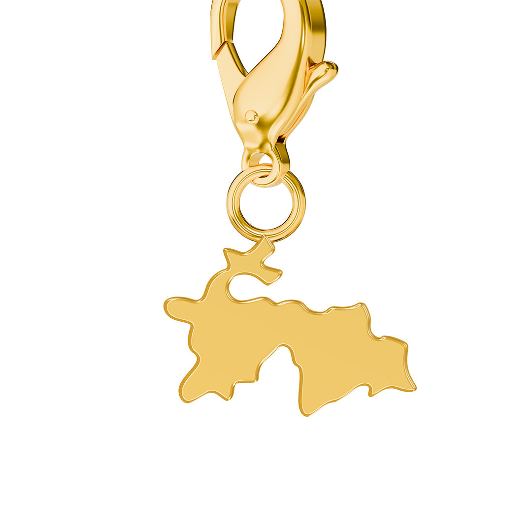 Flag & Map Charms Set