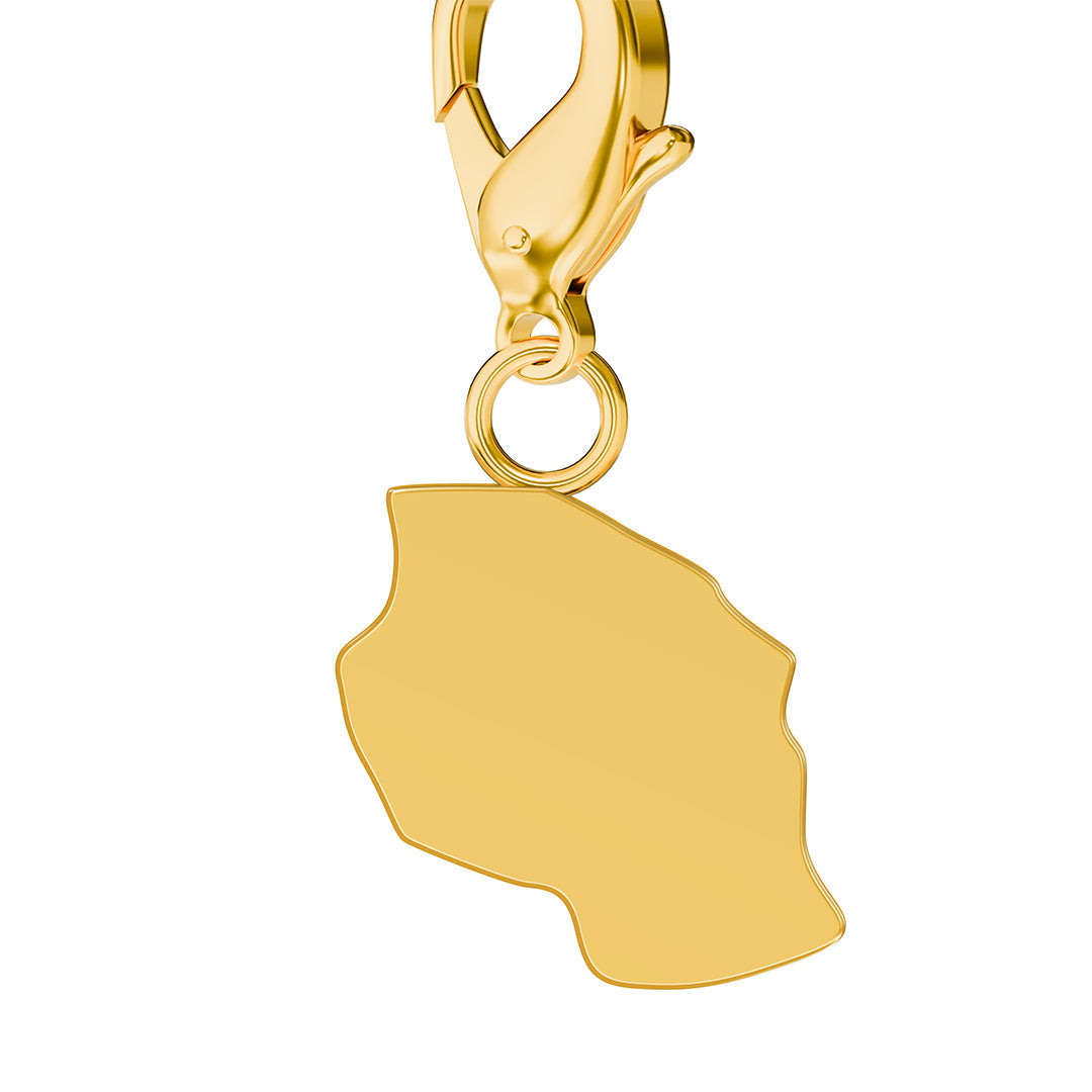 Flag & Map Charms Set