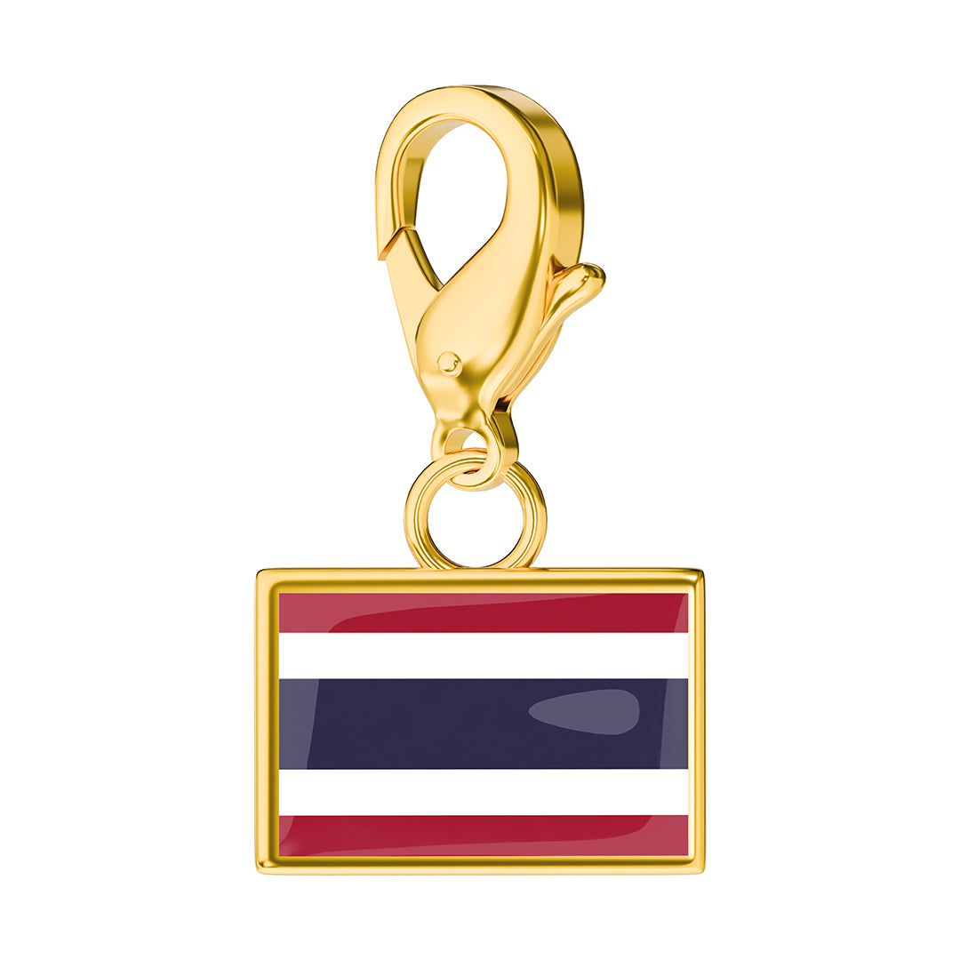 Flag & Map Charms Set