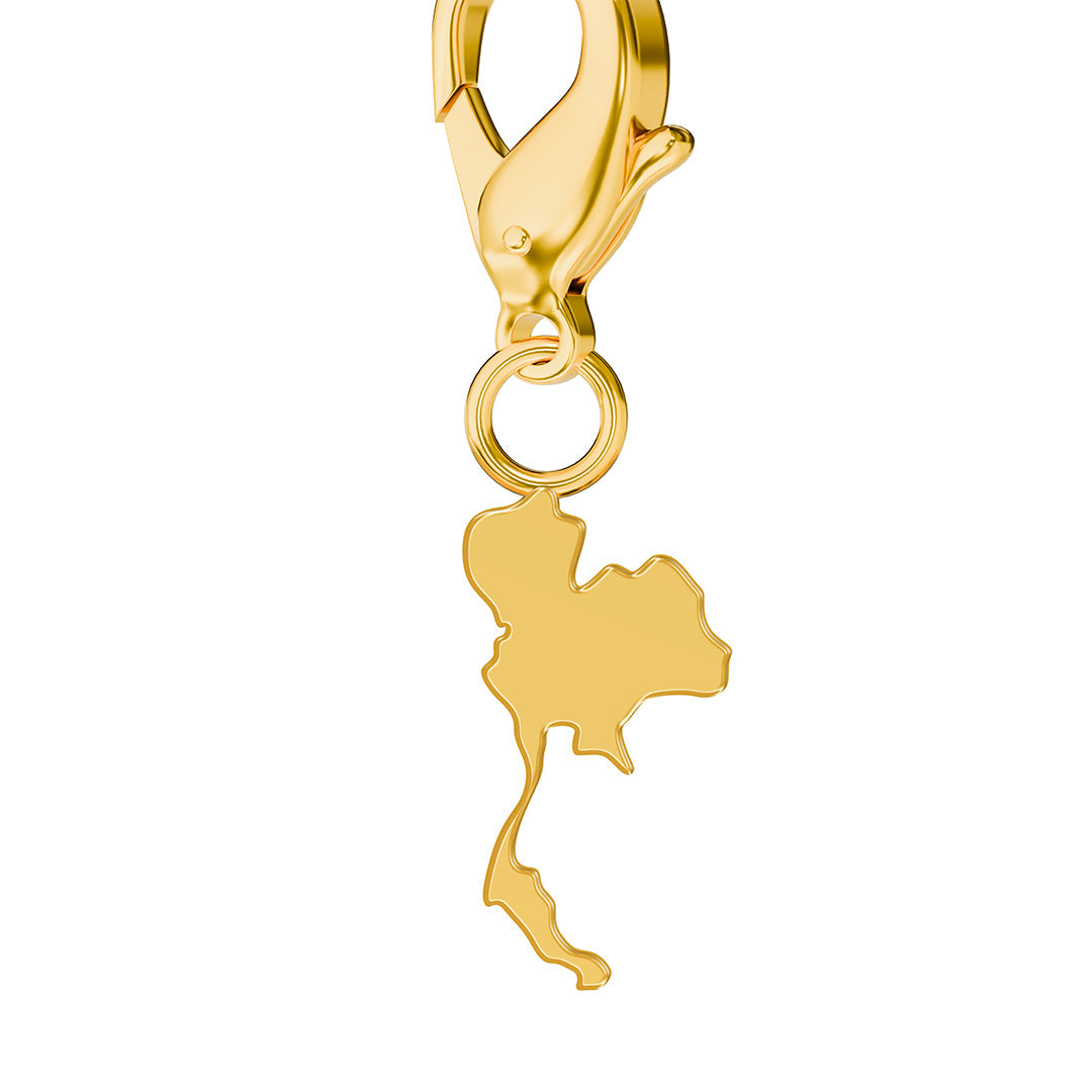 Flag & Map Charms Set